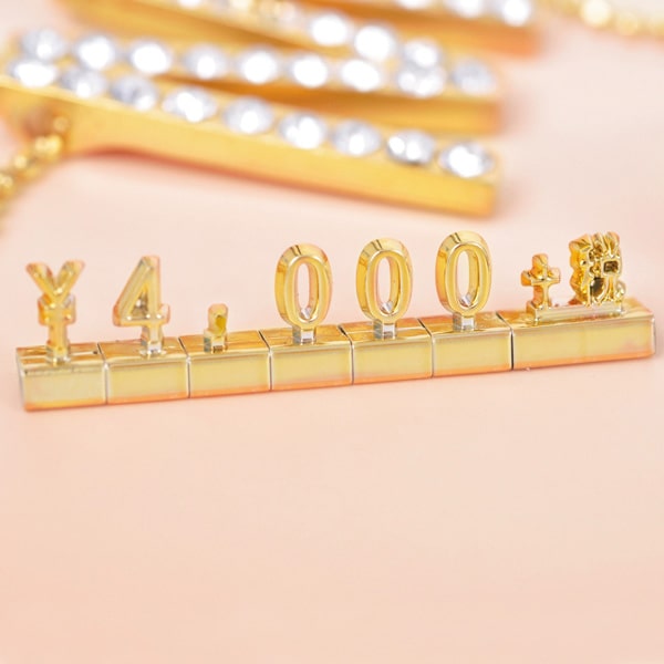 友屋 プレミアプライサーセット ゴールド 60590GLD 1セット(ご注文単位1セット)【直送品】