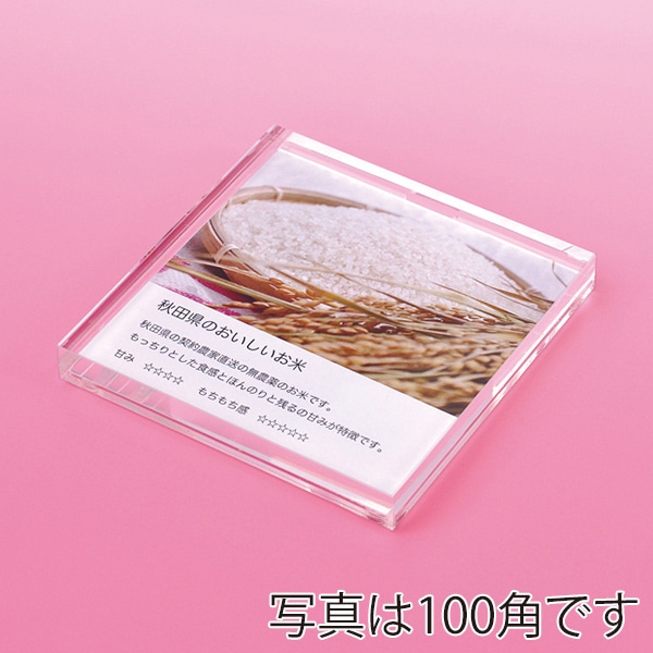 友屋 アクリルプライサー 13mm厚 B6 60587-04 1個(ご注文単位1個)【直送品】