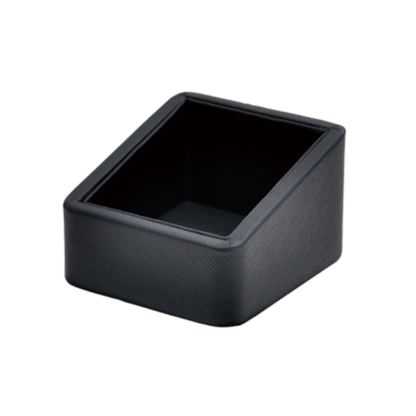 友屋 ティ-ボックス 1列 HG04 ブラック 61193BLK 1個(ご注文単位1個)【直送品】