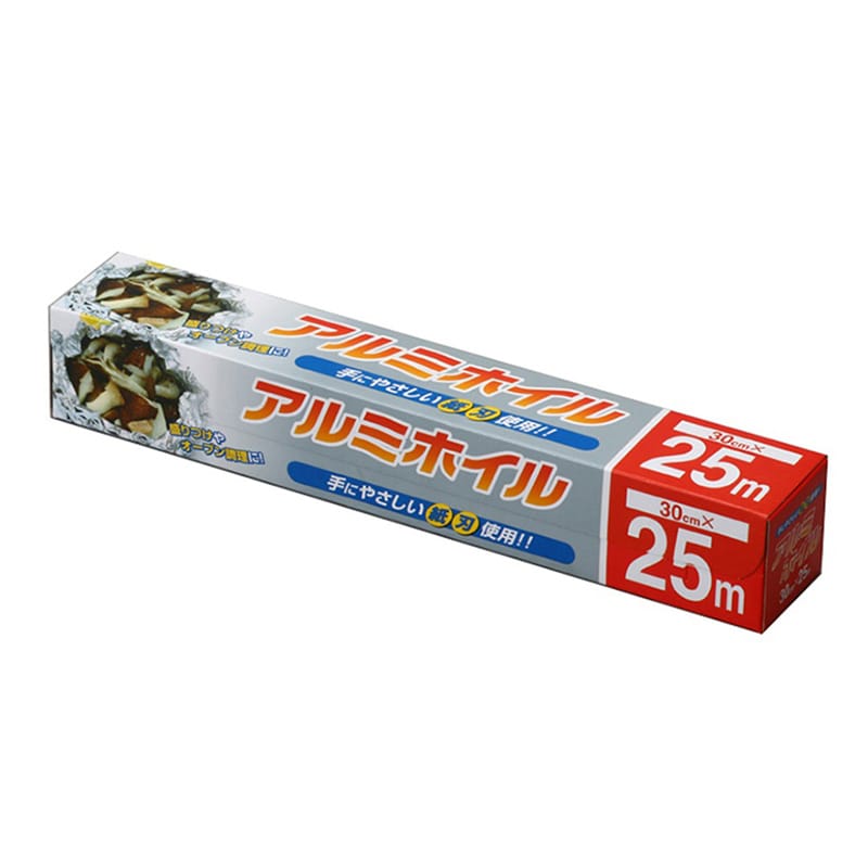 大和物産 業務用アルミホイル 30cm×25m 1本(ご注文単位50本)【直送品】