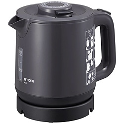 タイガー魔法瓶 タイガー　蒸気レス　電気ケトル PCJ-H081（H）　グレー  1個（ご注文単位1個）【直送品】