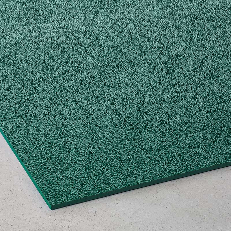 テラモト クッションマット トリプルシート 9mm 1m×10m 緑 MR1542101 1本(ご注文単位1本)【直送品】