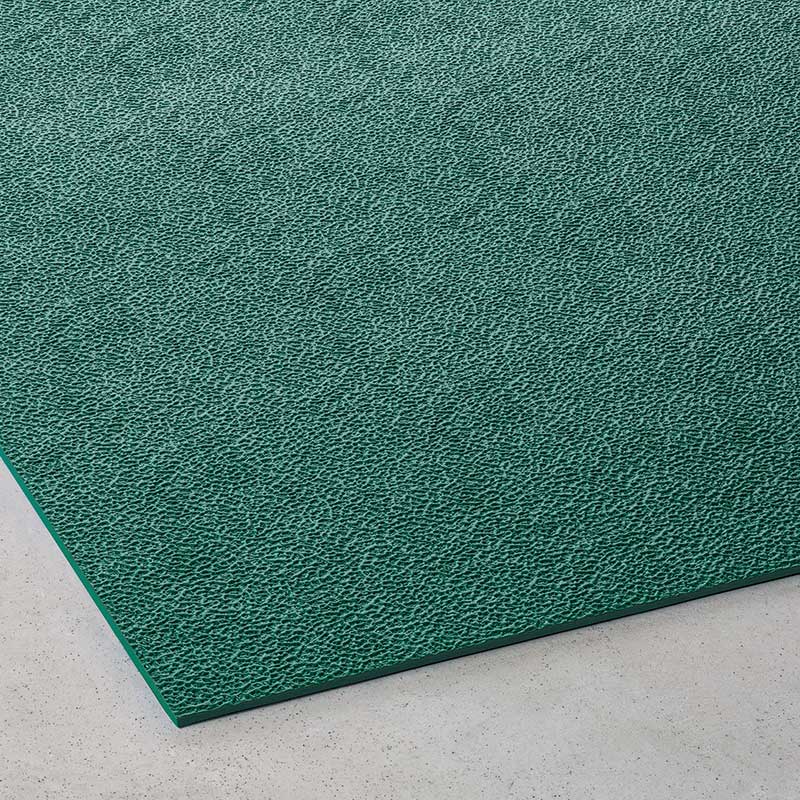 テラモト クッションマット トリプルシート 5mm 1m×20m 緑 MR1541201 1本(ご注文単位1本)【直送品】