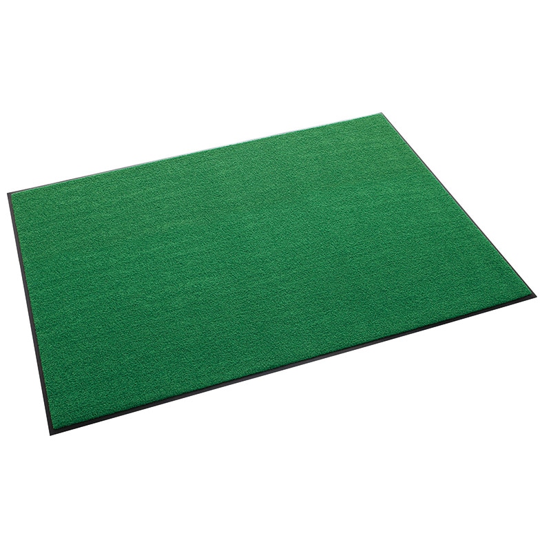 テラモト 屋内マット ニュートレビアン 1500×1800 緑 MR0342501 1枚(ご注文単位1枚)【直送品】