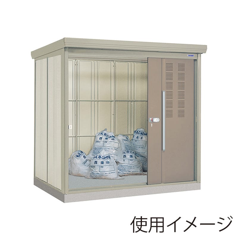 田窪工業所 ごみ集積庫 クリーンキーパー 物置タイプ 25世帯用 一般型 標準屋根 CK-2215 1台(ご注文単位1台)【直送品】
