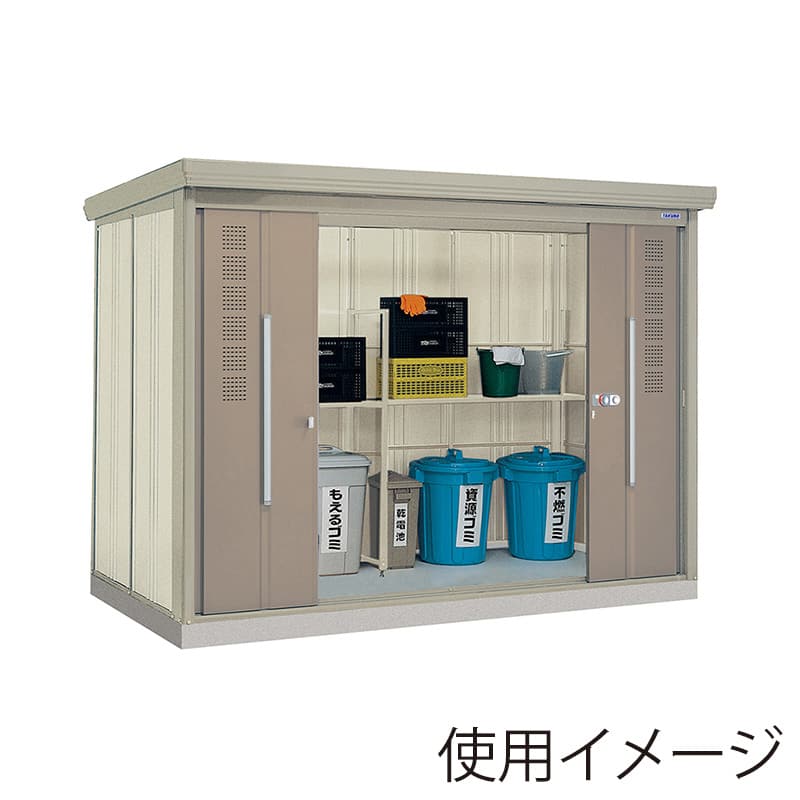 田窪工業所 ごみ集積庫 クリーンキーパー 物置タイプ 30世帯用 多雪型 結露減少屋根 CK-SZ2915 1台（ご注文単位1台）【直送品】