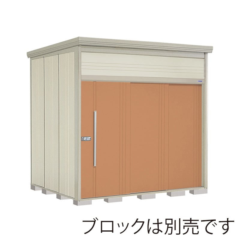 田窪工業所 中・大型物置 Mr.トールマン ダンディ 多雪型 標準屋根 JN-S2522T トロピカルオレンジ 1台(ご注文単位1台)【直送品】