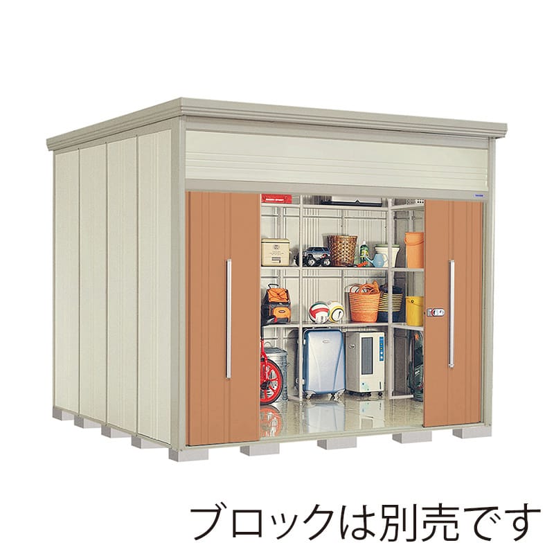 田窪工業所 中・大型物置 Mr.トールマン ダンディ 多雪型 標準屋根 JN-S2929T トロピカルオレンジ 1台（ご注文単位1台）【直送品】