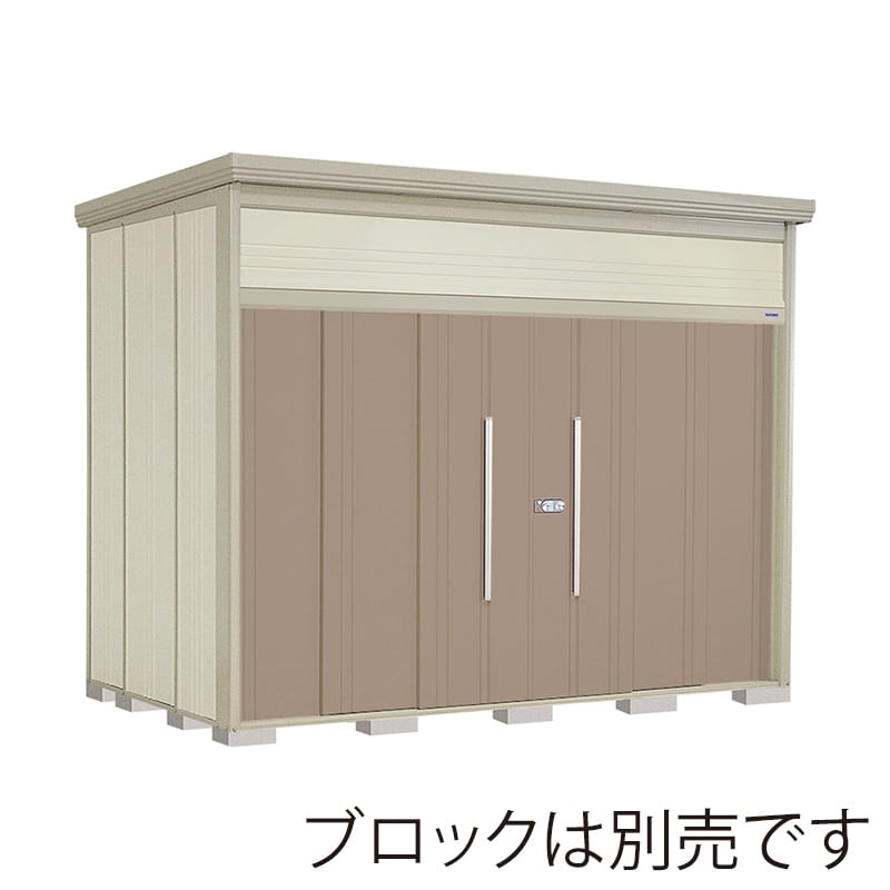 田窪工業所 中・大型物置 Mr.トールマン ダンディ 多雪型 標準屋根 背面棚 JN-S3219B カーボンブラウン 1台（ご注文単位1台）【直送品】