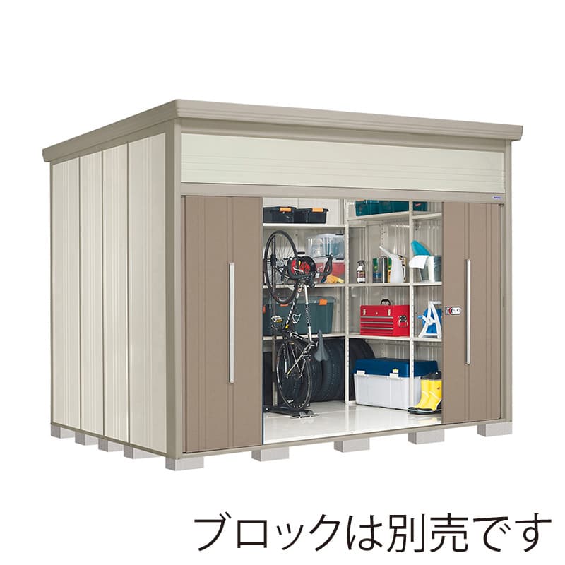 田窪工業所 中・大型物置 Mr.トールマン ダンディ 多雪型 標準屋根 JN-S3226B カーボンブラウン 1台（ご注文単位1台）【直送品】