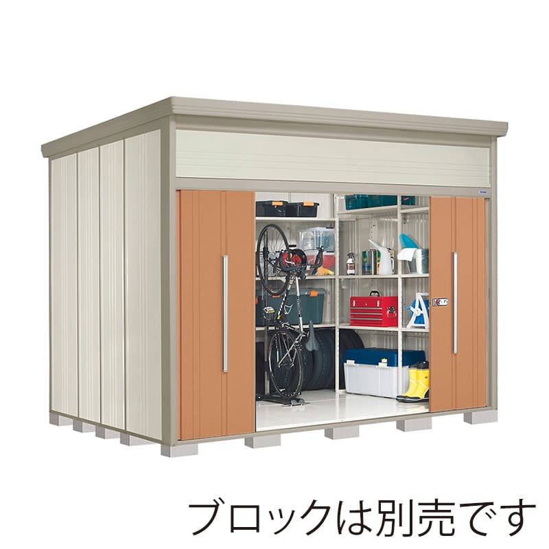 田窪工業所 中・大型物置 Mr.トールマン ダンディ 多雪型 結露減少屋根 JN-SZ3226T トロピカルオレンジ 1台（ご注文単位1台）【直送品】