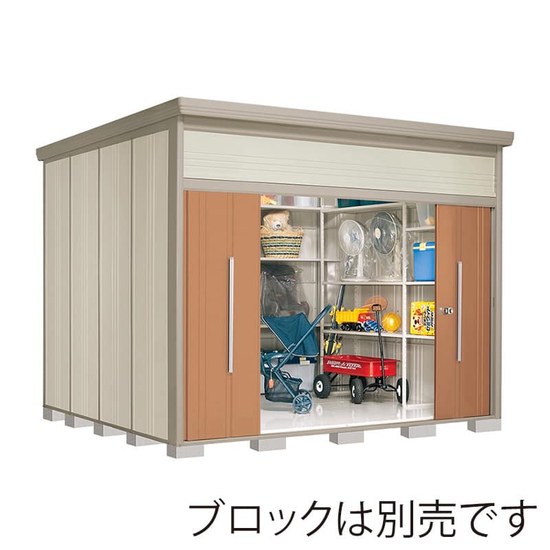 田窪工業所 中・大型物置 Mr.トールマン ダンディ 一般型 標準屋根 JN-3229T トロピカルオレンジ 1台（ご注文単位1台）【直送品】