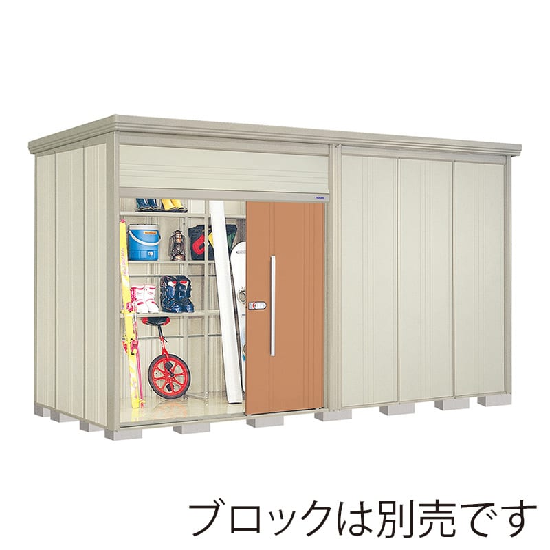 田窪工業所 中・大型物置 Mr.トールマン ダンディ 多雪型 結露減少屋根 JN-SZ4419T トロピカルオレンジ 1台(ご注文単位1台)【直送品】