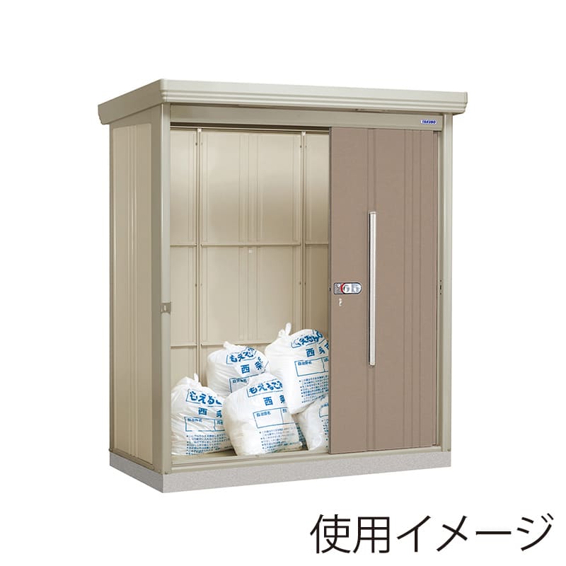 田窪工業所 ごみ集積庫 クリーンキーパー 物置タイプ 12世帯用 一般・多雪兼用 標準屋根 CK-1808 1台(ご注文単位1台)【直送品】