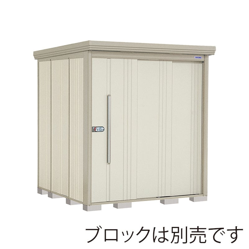 田窪工業所 中・大型物置 Mr.ストックマン ダンディ 一般型 標準屋根 側面棚 ND-1819YW ムーンホワイト 1台（ご注文単位1台）【直送品】