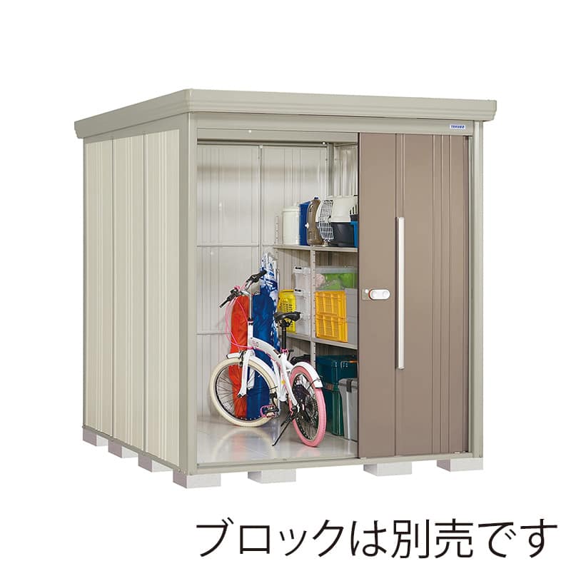 田窪工業所 中・大型物置 Mr.ストックマン ダンディ 多雪型 結露減少屋根 側面棚 ND-SZ1822YB カーボンブラウン 1台（ご注文単位1台）【直送品】