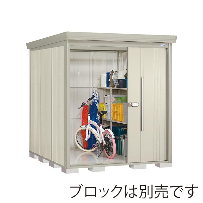 田窪工業所 中・大型物置 Mr.ストックマン ダンディ 多雪型 結露減少屋根 側面棚 ND-SZ1822YW ムーンホワイト 1台（ご注文単位1台）【直送品】