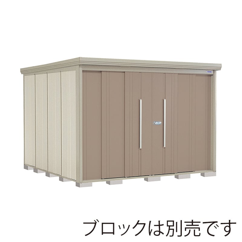 田窪工業所 中・大型物置 Mr.ストックマン ダンディ 多雪型 標準屋根 側面棚 ND-S2929YB カーボンブラウン 1台(ご注文単位1台)【直送品】
