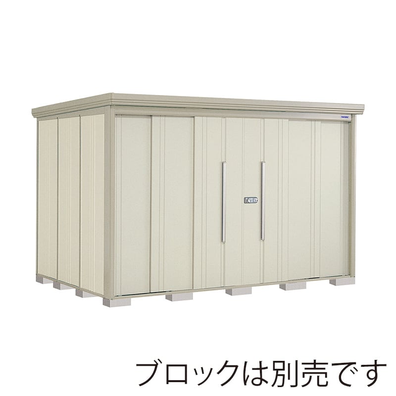 田窪工業所 中・大型物置 Mr.ストックマン ダンディ 多雪型 標準屋根 側面棚 ND-S3222YW ムーンホワイト 1台（ご注文単位1台）【直送品】