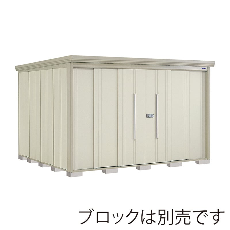 田窪工業所 中・大型物置 Mr.ストックマン ダンディ 多雪型 標準屋根 側面棚 ND-S3229YW ムーンホワイト 1台（ご注文単位1台）【直送品】