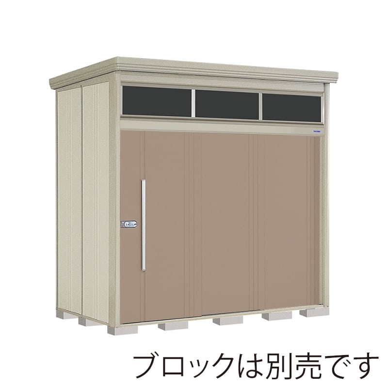 田窪工業所 中・大型物置 Mr.トールマン ブライト 多雪型 結露減少屋根 JNA-SZ2515B カーボンブラウン 1台（ご注文単位1台）【直送品】