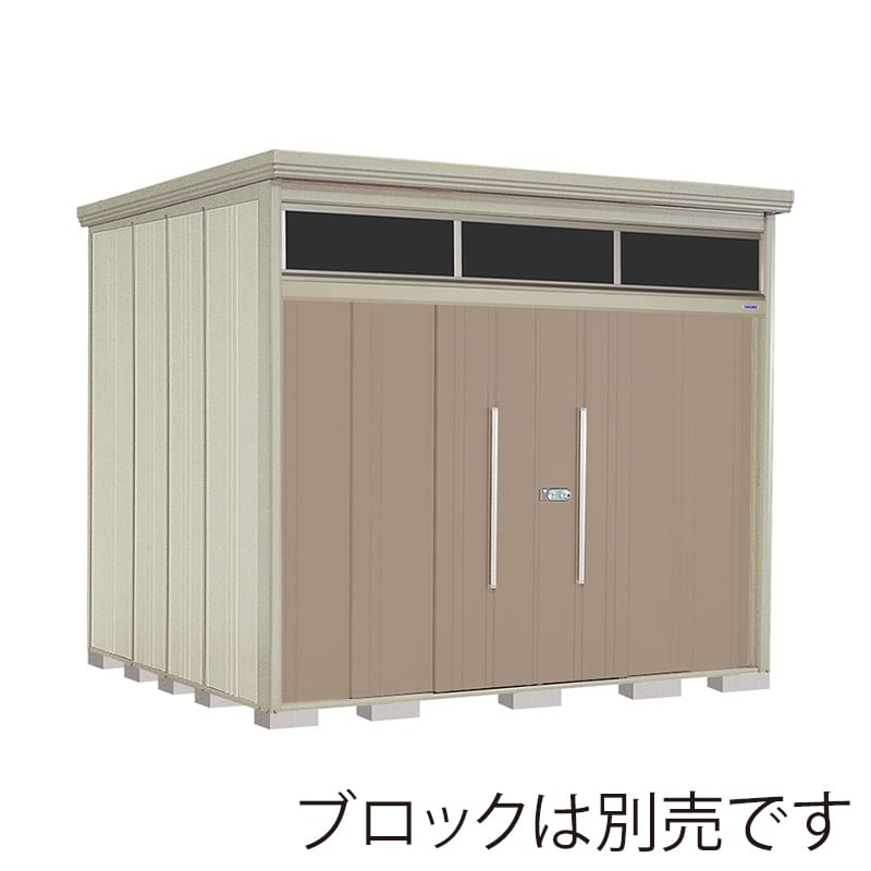 田窪工業所 中・大型物置 Mr.トールマン ブライト 多雪型 結露減少屋根 JNA-SZ2926B カーボンブラウン 1台（ご注文単位1台）【直送品】