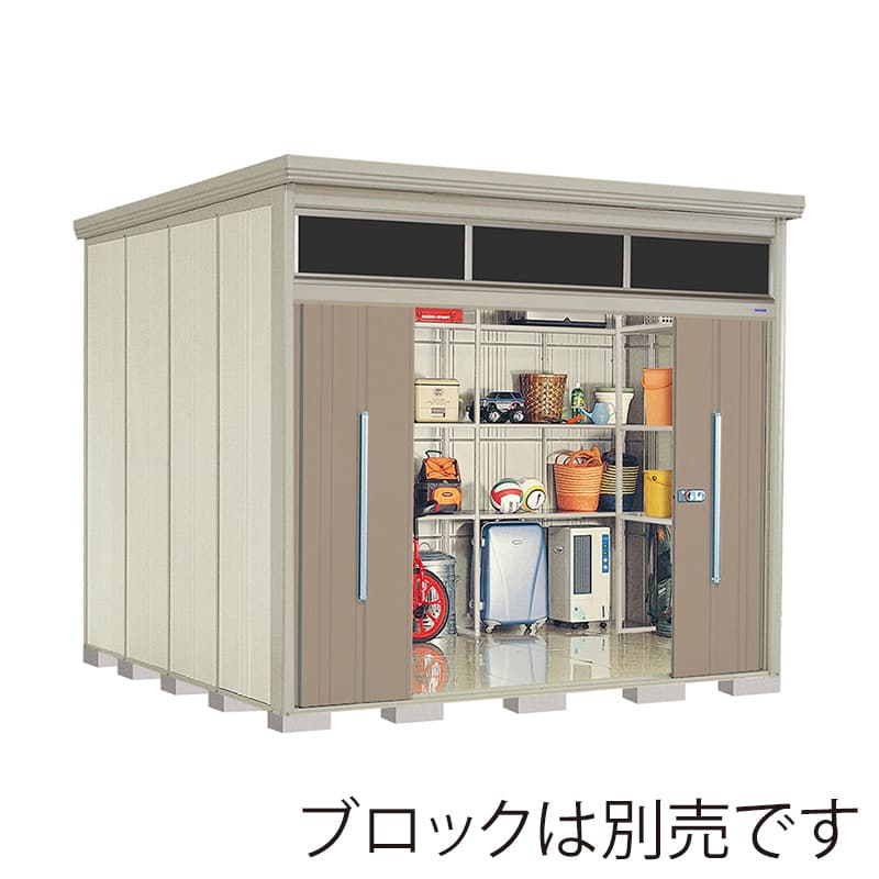 田窪工業所 中・大型物置 Mr.トールマン ブライト 多雪型 結露減少屋根 JNA-SZ2929B カーボンブラウン 1台（ご注文単位1台）【直送品】