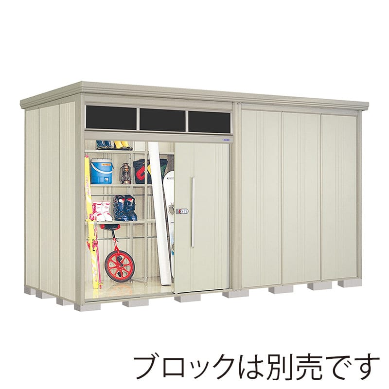 田窪工業所 中・大型物置 Mr.トールマン ブライト 一般型 標準屋根 JNA-4419W ムーンホワイト 1台（ご注文単位1台）【直送品】