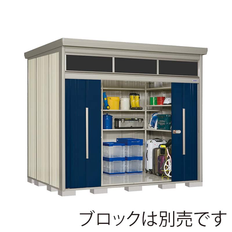 田窪工業所 中・大型物置 Mr.トールマン ブライト 多雪型 結露減少屋根 JNA-SZ2919D ディープブルー 1台（ご注文単位1台）【直送品】