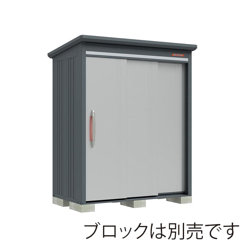 田窪工業所 中・大型物置 BELOS 豪雪型 結露減少屋根 棚なし B-K1710NLS ルミナスシルバー 1台(ご注文単位1台)【直送品】