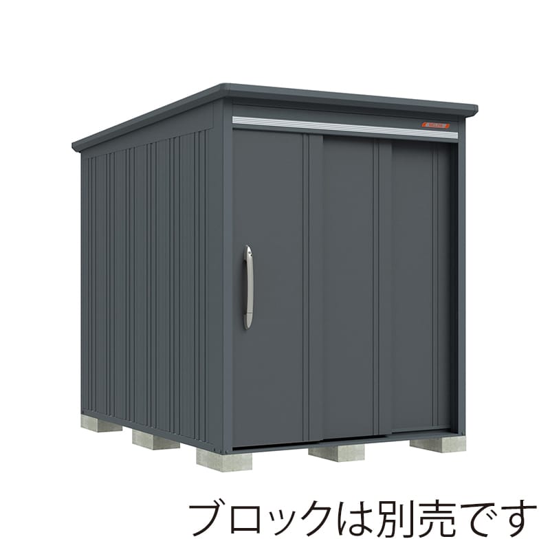 田窪工業所 中・大型物置 BELOS 豪雪型 標準屋根 背面棚 B-G1726GR ブルイッシュグレー 1台（ご注文単位1台）【直送品】