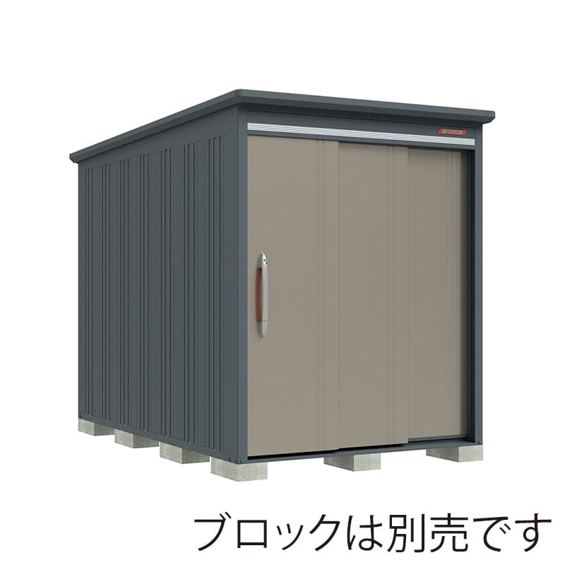 田窪工業所 中・大型物置 BELOS 一般型 結露減少屋根 側面棚 B-Z1730YAB アンバーゴールド 1台（ご注文単位1台）【直送品】