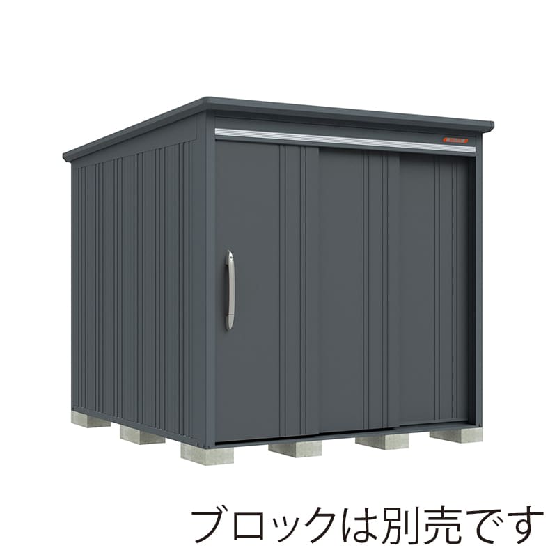田窪工業所 中・大型物置 BELOS 豪雪型 結露減少屋根 棚なし B-K2126NGR ブルイッシュグレー 1台（ご注文単位1台）【直送品】