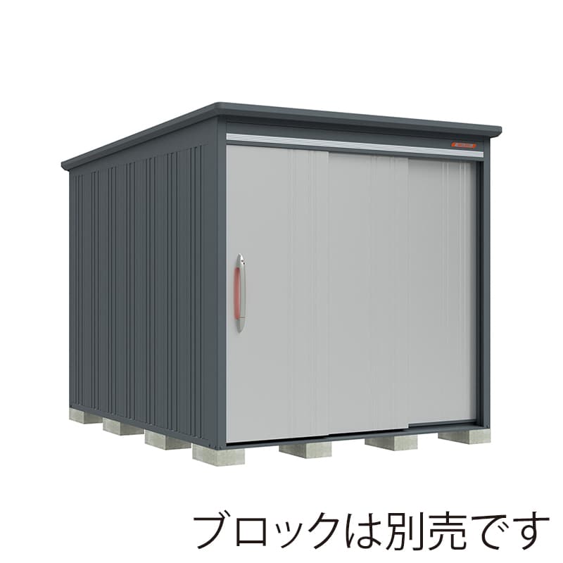 田窪工業所 中・大型物置 BELOS 一般型 結露減少屋根 棚なし B-Z2130NLS ルミナスシルバー 1台（ご注文単位1台）【直送品】
