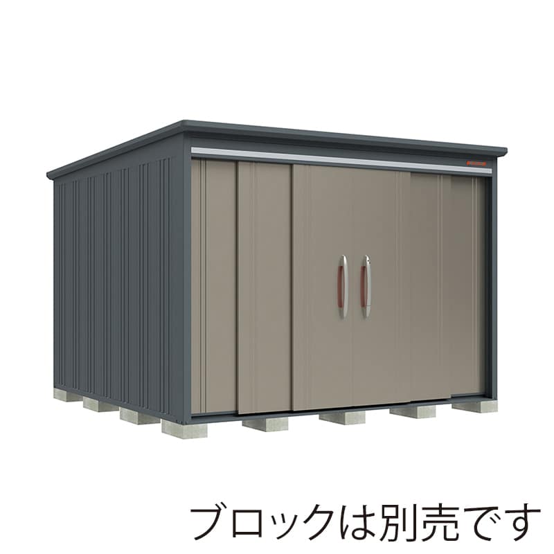 田窪工業所 中・大型物置 BELOS 豪雪型 標準屋根 棚なし B-G2930NAB アンバーゴールド 1台(ご注文単位1台)【直送品】