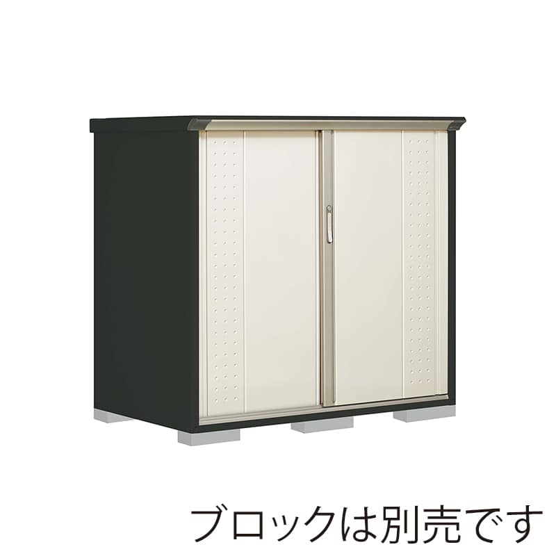 田窪工業所 小型物置 グランプレステージ ジャンプ 全面棚タイプ 本体アイボリーブラック GPY159CFMW ムーンホワイト 1台(ご注文単位1台)【直送品】