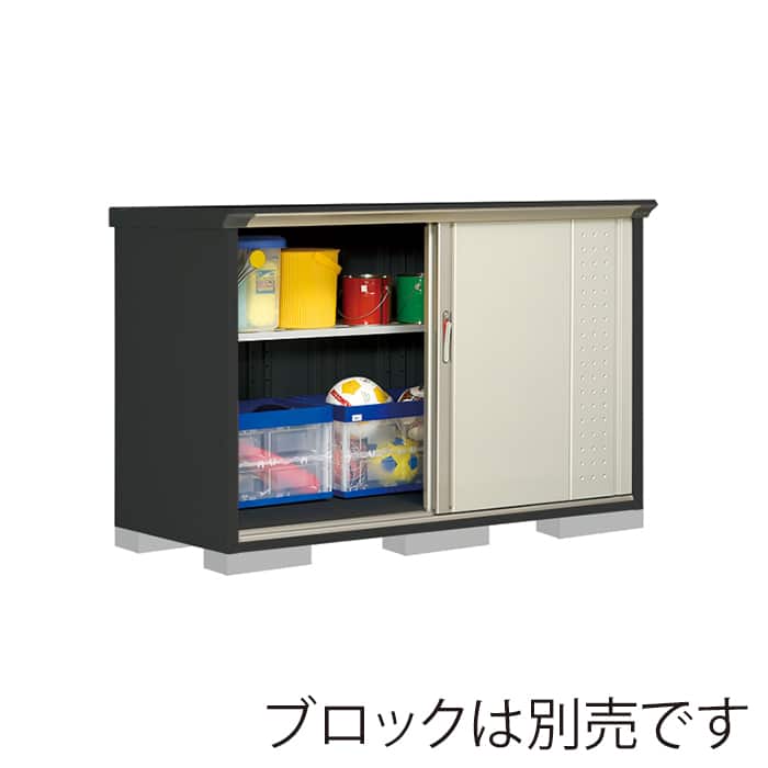 田窪工業所 小型物置 グランプレステージ ジャンプ 全面棚タイプ 本体アイボリーブラック GPY177DFMW ムーンホワイト 1台(ご注文単位1台)【直送品】