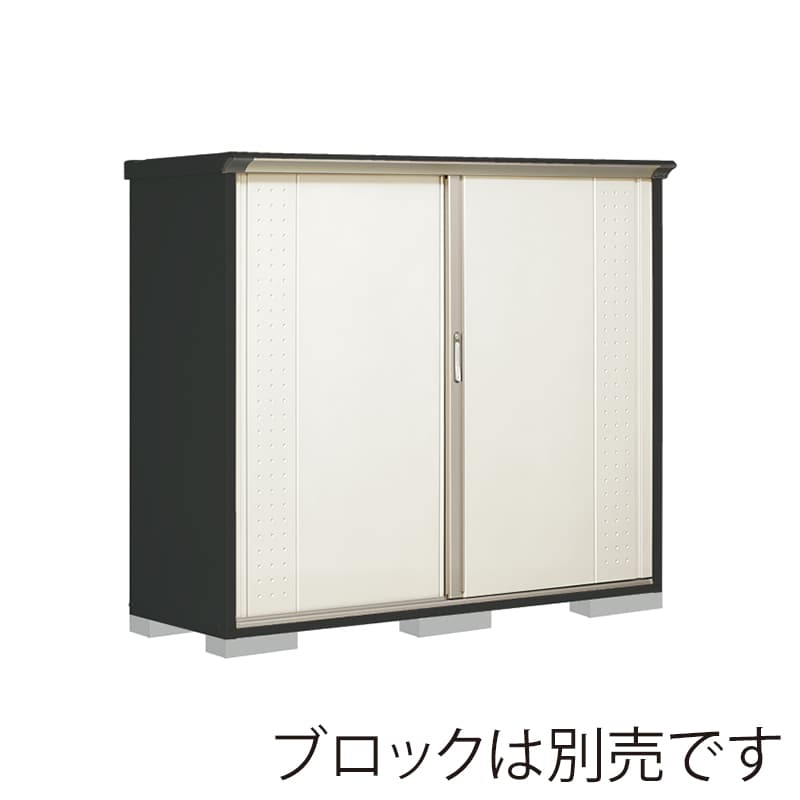 田窪工業所 小型物置 グランプレステージ ジャンプ 全面棚タイプ 本体アイボリーブラック GPY196BFMW ムーンホワイト 1台(ご注文単位1台)【直送品】