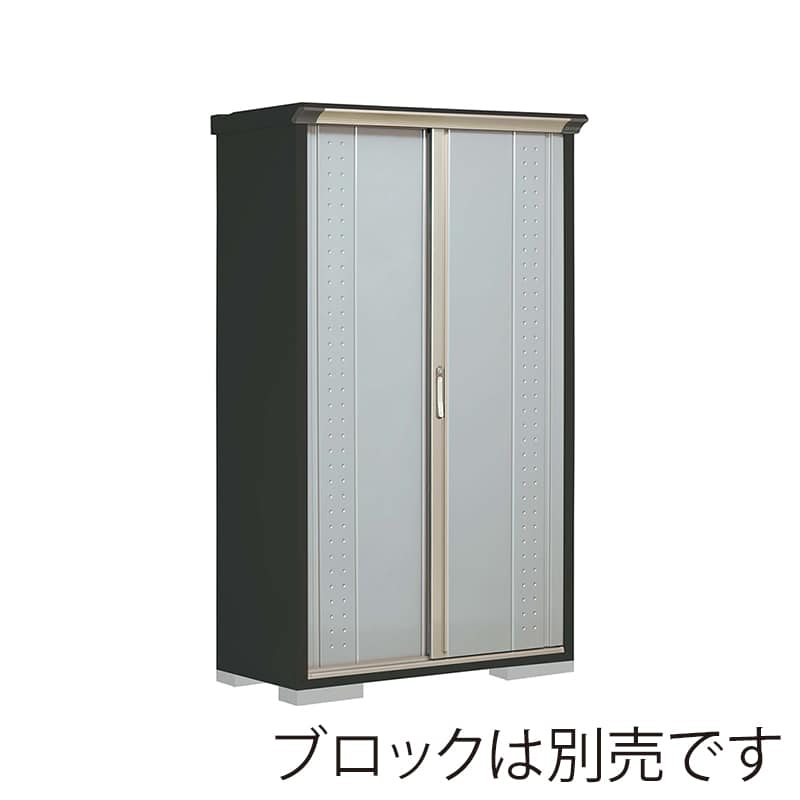 田窪工業所 小型物置 グランプレステージ ジャンプ たて置きタイプ 本体アイボリーブラック GPY115ATLS ルミナスシルバー 1台(ご注文単位1台)【直送品】