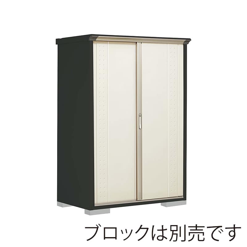 田窪工業所 小型物置 グランプレステージ ジャンプ たて置きタイプ 本体アイボリーブラック GPY137ATMW ムーンホワイト 1台(ご注文単位1台)【直送品】