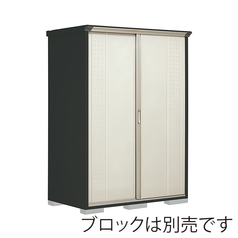 田窪工業所 小型物置 グランプレステージ ジャンプ たて置きタイプ 本体アイボリーブラック GPY159HTMW ムーンホワイト 1台(ご注文単位1台)【直送品】