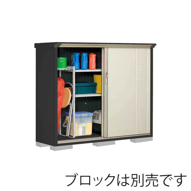 田窪工業所 小型物置 グランプレステージ ジャンプ たて置きタイプ 本体アイボリーブラック GPY175CTMW ムーンホワイト 1台(ご注文単位1台)【直送品】