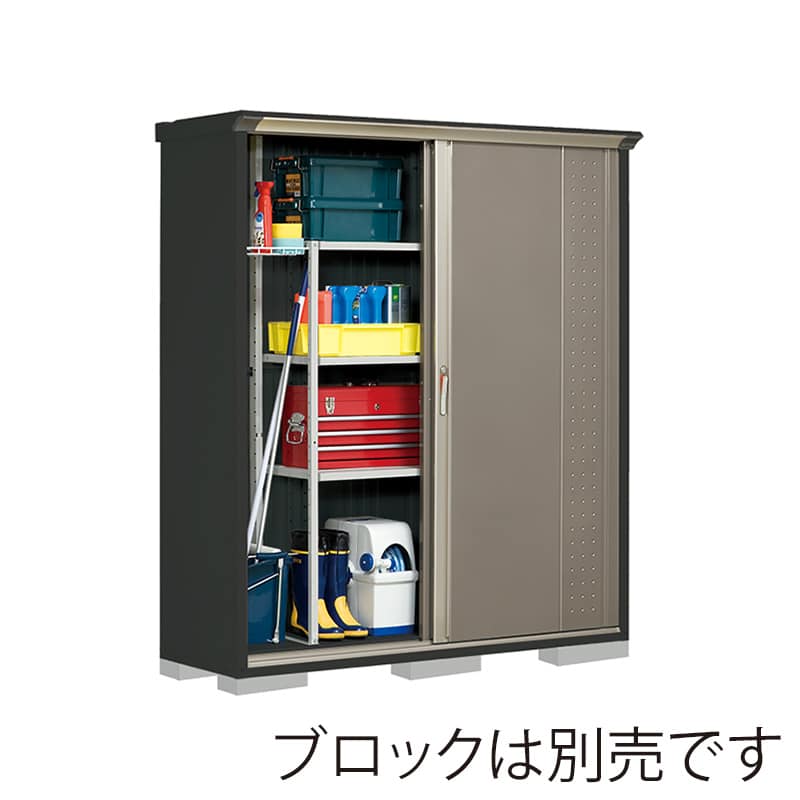 田窪工業所 小型物置 グランプレステージ ジャンプ たて置きタイプ 本体アイボリーブラック GPY175ATCB カーボンブラウン 1台(ご注文単位1台)【直送品】