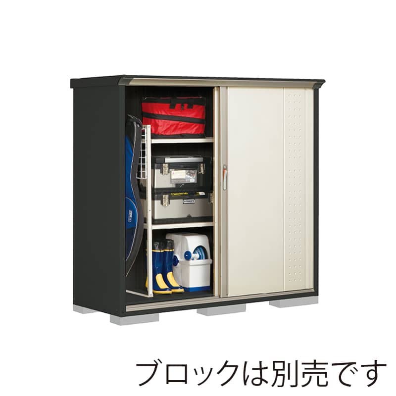 田窪工業所 小型物置 グランプレステージ ジャンプ たて置きタイプ 本体アイボリーブラック GPY176BTMW ムーンホワイト 1台(ご注文単位1台)【直送品】