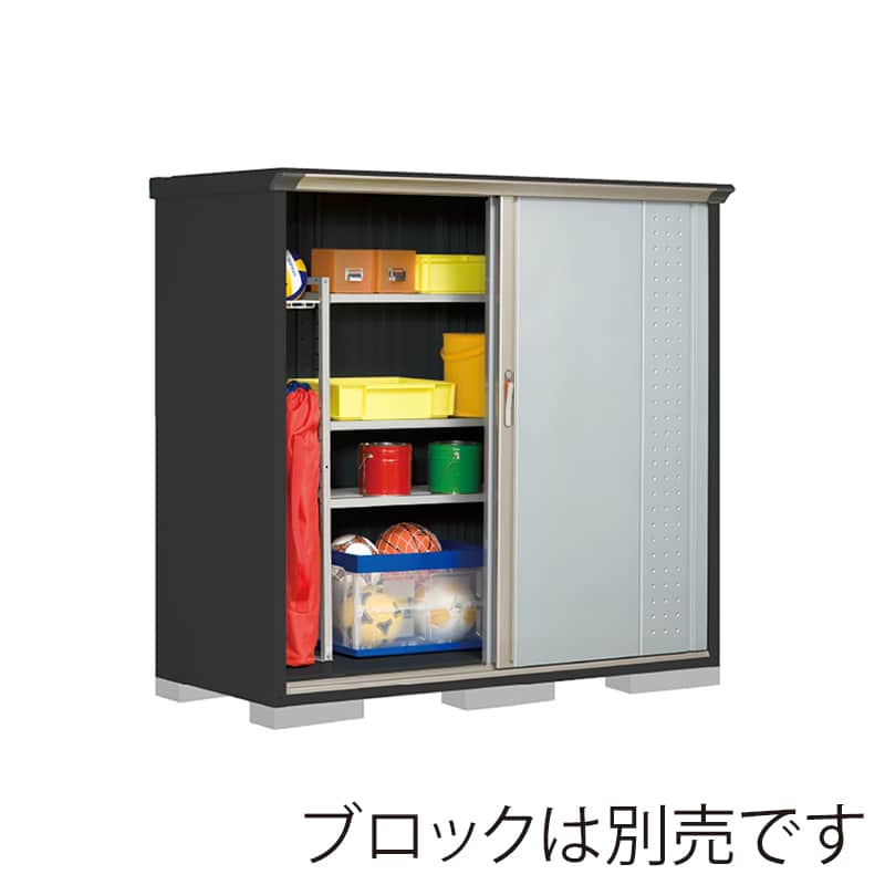 田窪工業所 小型物置 グランプレステージ ジャンプ たて置きタイプ 本体アイボリーブラック GPY177BTLS ルミナスシルバー 1台(ご注文単位1台)【直送品】