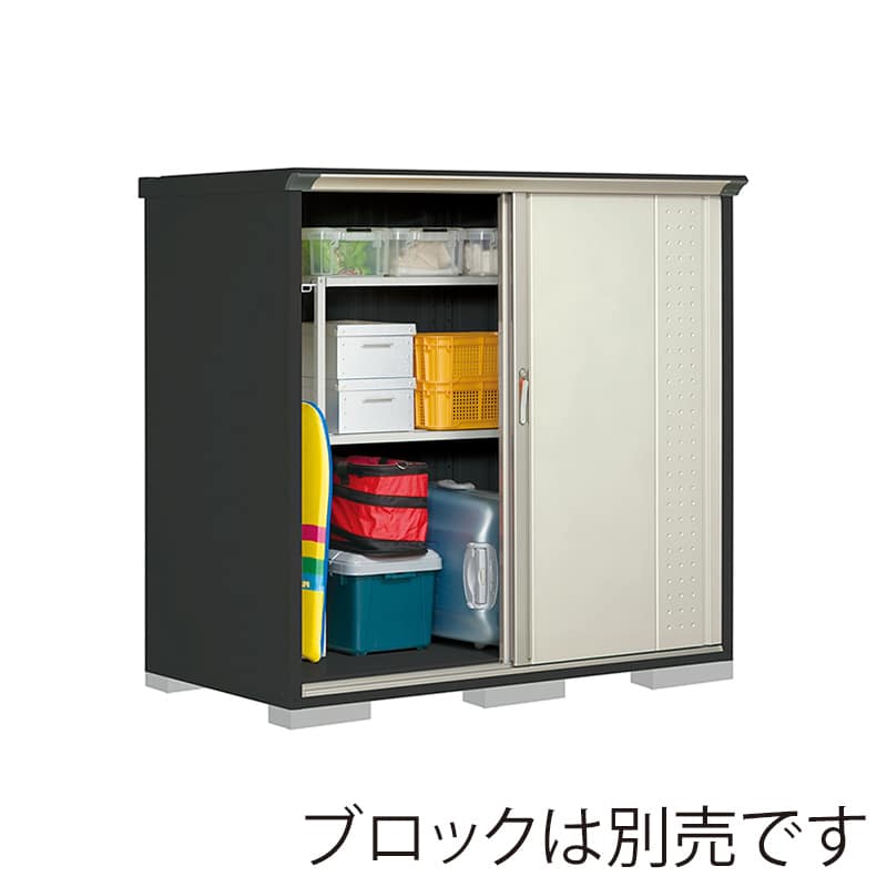 田窪工業所 小型物置 グランプレステージ ジャンプ たて置きタイプ 本体アイボリーブラック GPY179BTMW ムーンホワイト 1台(ご注文単位1台)【直送品】