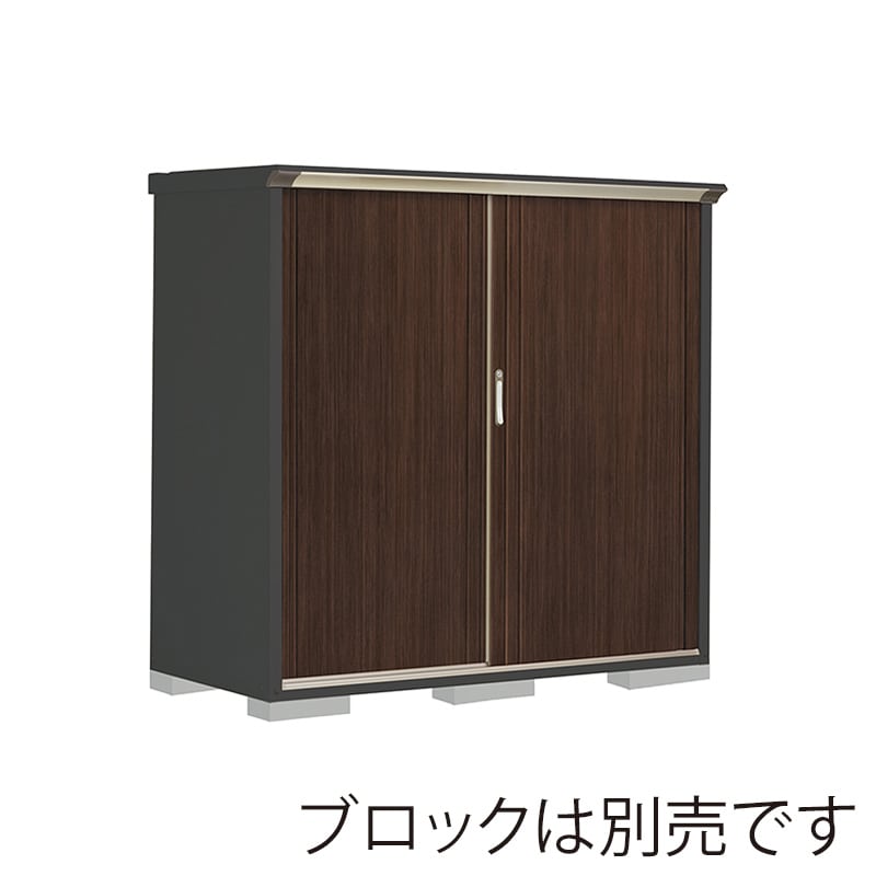 田窪工業所 小型物置 グランプレステージ ぺインタ たて置きタイプ 本体アイボリーブラック PY-177BTE6 WTブラックチェリー 1台(ご注文単位1台)【直送品】