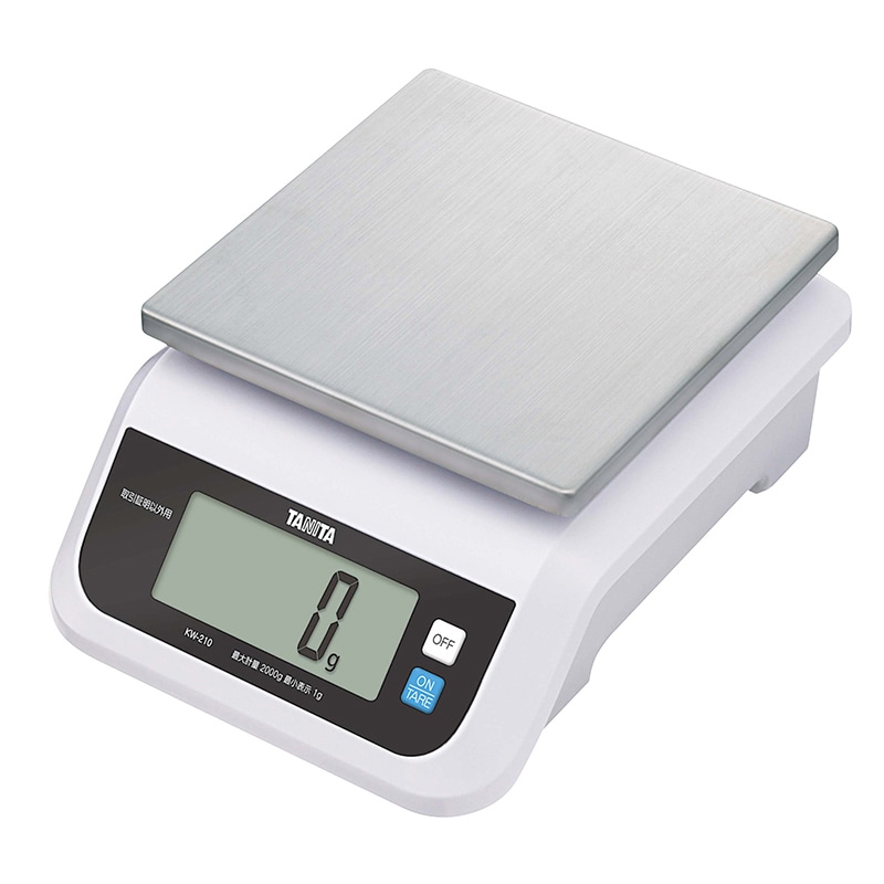タニタ デジタルスケール 2kg KW-210 1個(ご注文単位1個)【直送品】