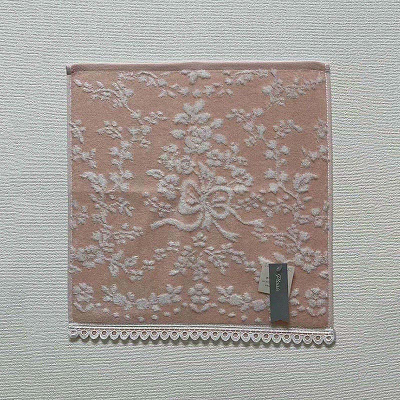 UCHINO ローズブーケ ゲストタオル ピンク 6107G398P 1枚(ご注文単位10枚)【直送品】