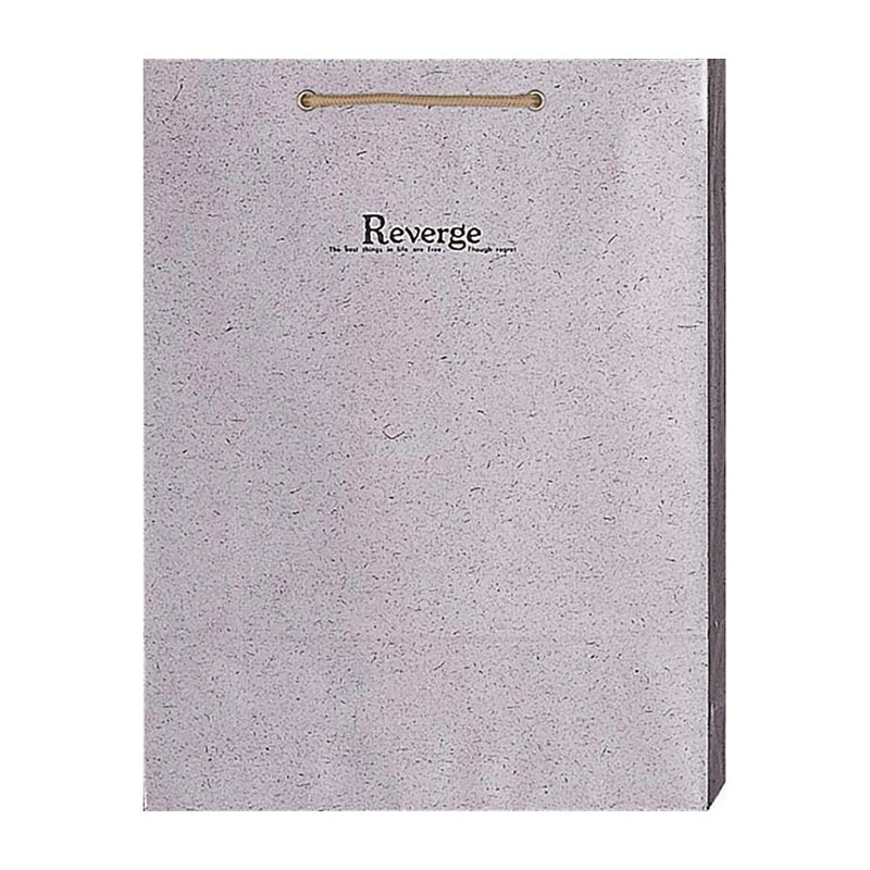 ラクスルクラフツ 手提げ紙袋 リバージュ LP グレイ 90000802 10枚/袋（ご注文単位10袋）【直送品】